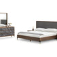 Nova Domus Metcalf - Mid-Century Walnut & Grey Bedroom Set | Bedroom Sets | Modishstore - 3