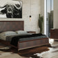 Modrest Shane - Modern Acacia & Brass Bed | Modishstore | Beds