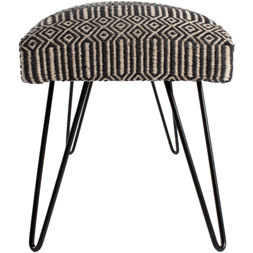 Surya Upholstered Bench - NAK-001 | Stools & Benches | Modishstore-4