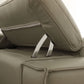 Divani Casa Nella - Modern Light Grey Leather 3-Seater Sofa w/ Electric Recliners-5