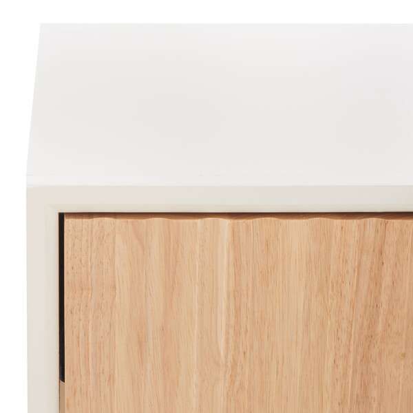 Safavieh Grayden I 1 Drawer Nightstand - White Body | Nightstands | Modishstore - 4