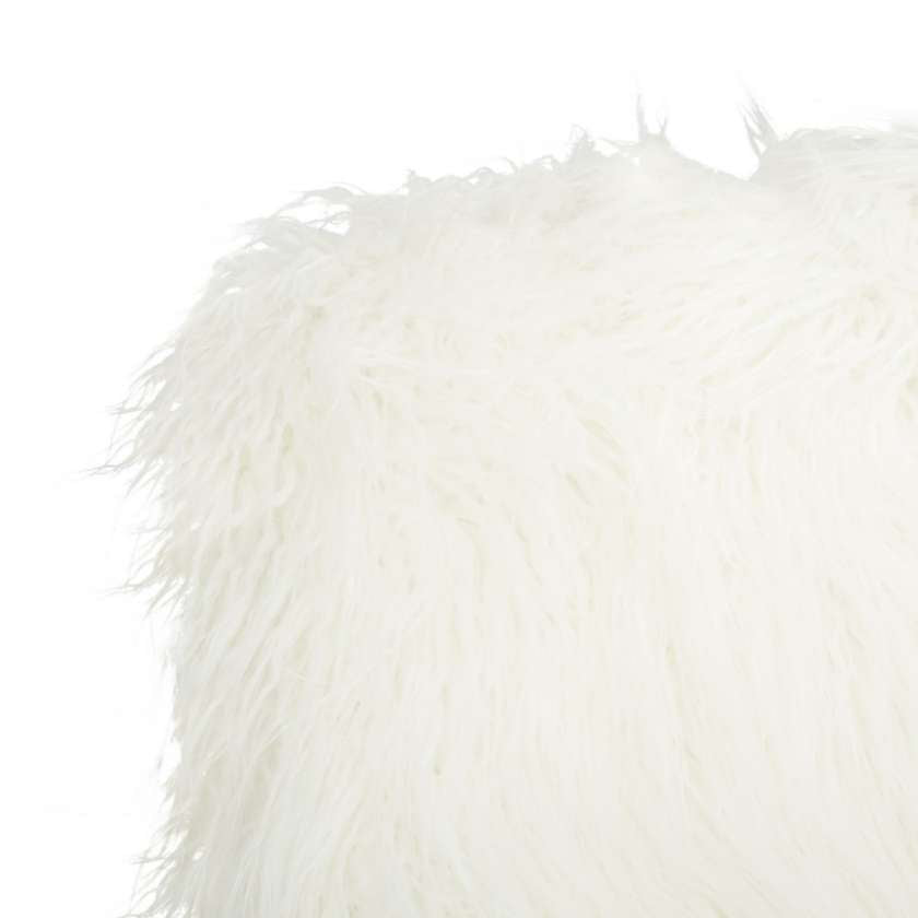 Safavieh Whitney Faux Sheepskin Gold Leg Swivel Office Chair | Office Chairs | Modishstore - 4