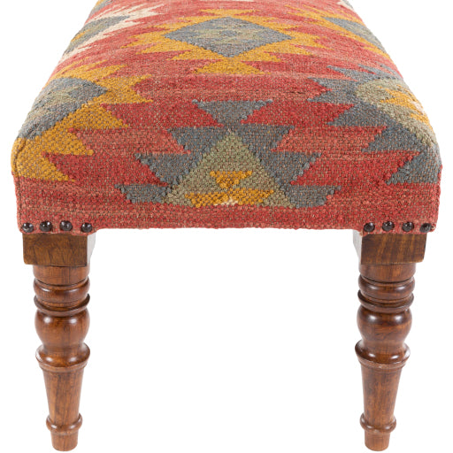 Surya Upholstered Bench - PAJ-002 | Stools & Benches | Modishstore-4
