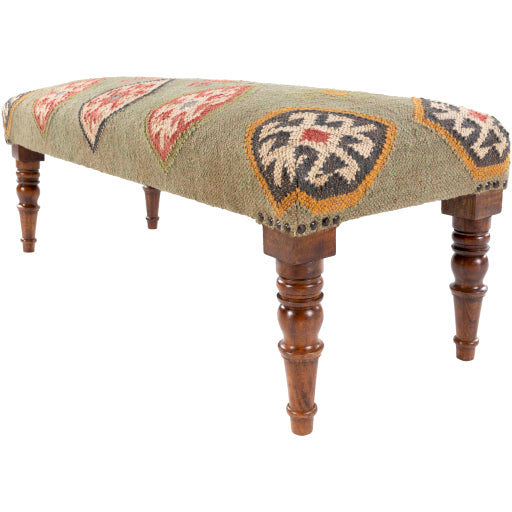 Surya Upholstered Bench - PAJ-003 | Stools & Benches | Modishstore-4