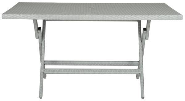 Safavieh Dilettie Rectangle Folding Table | Outdoor Tables |  Modishstore  - 3