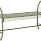 Safavieh Arona Wrought Iron 51-Inch W Outdoor Garden Bench | Outdoor Stools & Benches |  Modishstore  - 2