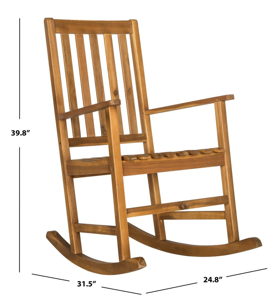 Safavieh Barstow Rocking Chair | Rocking Chairs | Modishstore - 11