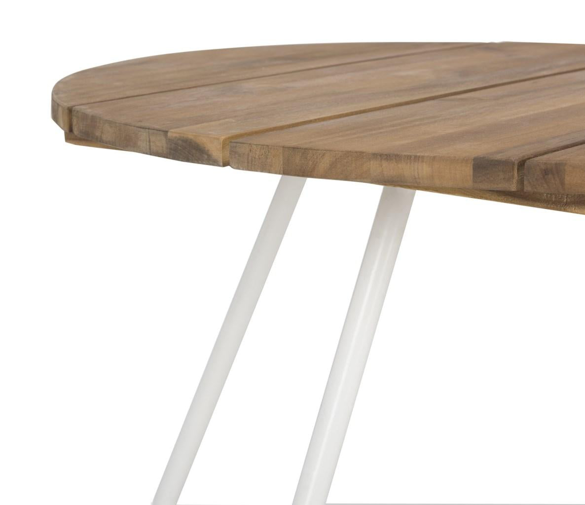 Safavieh Henderson 3Pc Wood Top Coffee Table | Outdoor Tables | Modishstore - 4