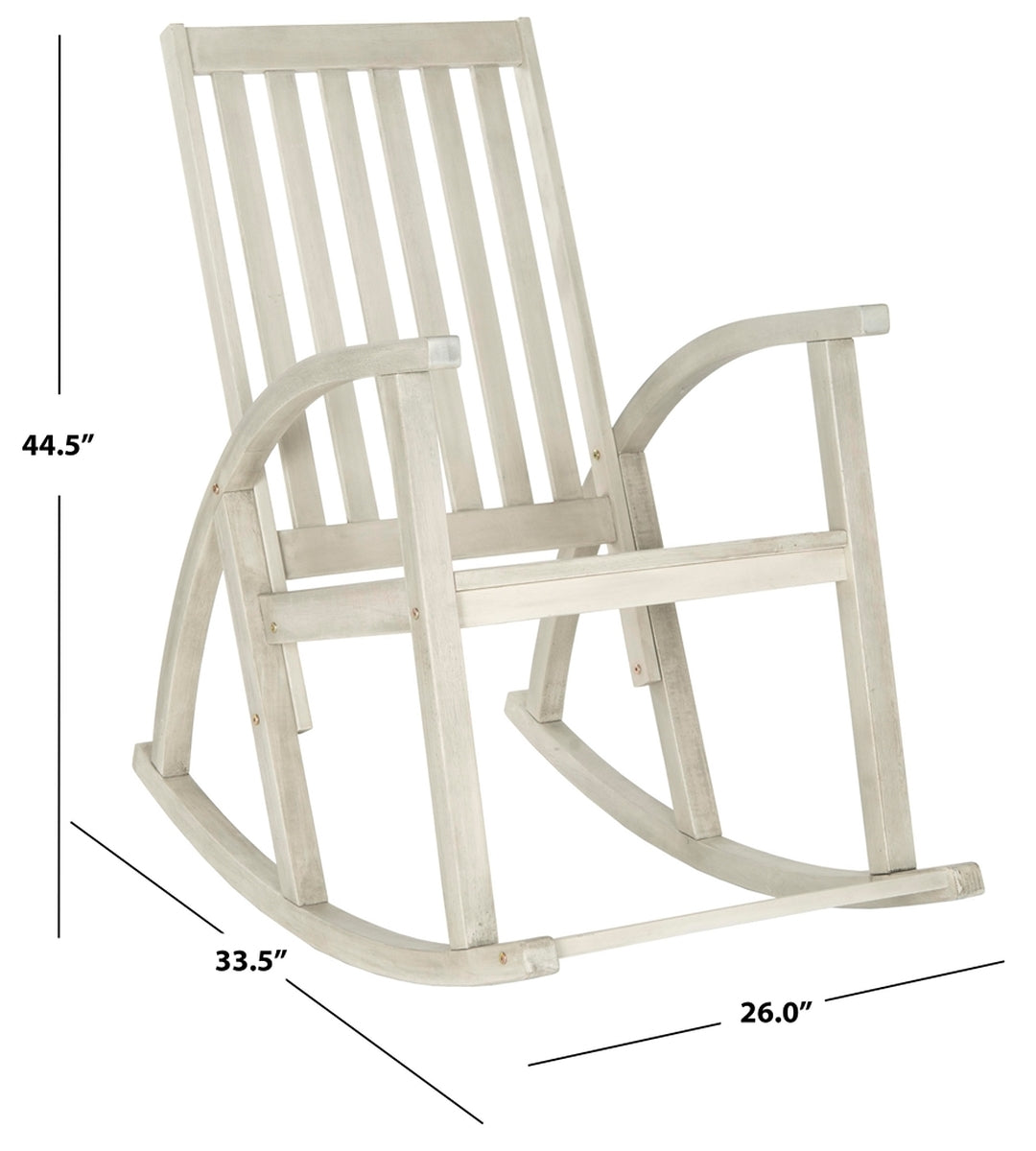 Safavieh Clayton Rocking Chair | Rocking Chairs |  Modishstore  - 8