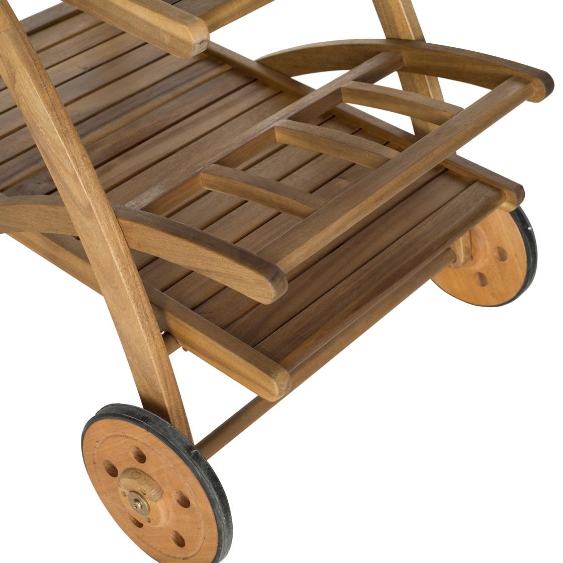Safavieh Lodi Tea Cart | Bar Carts | Modishstore - 4