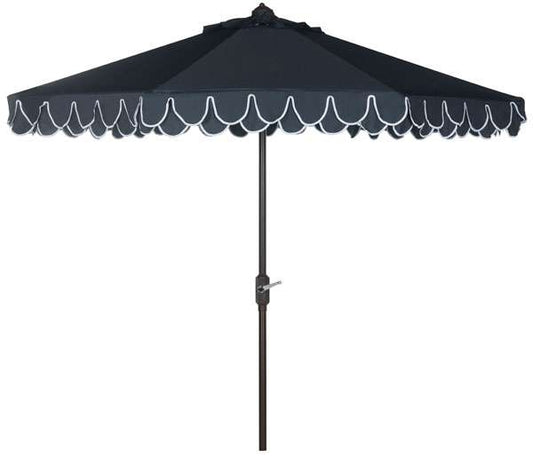 Safavieh Uv Resistant Elegant Valance 9Ft Auto Tilt Umbrella | Umbrellas |  Modishstore 