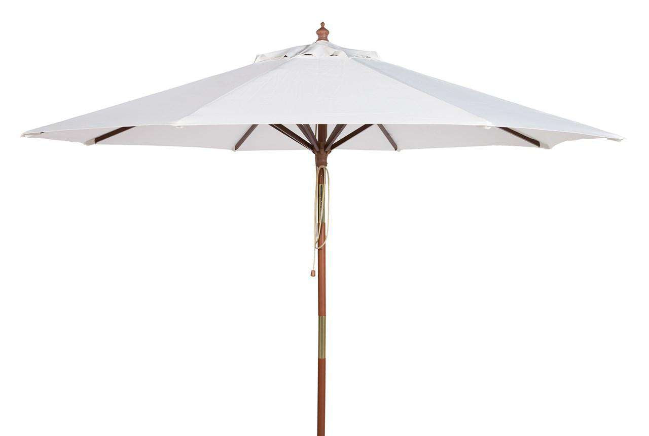 Safavieh Cannes 9Ft Wooden Outdoor Umbrella | Umbrellas | Modishstore - 5