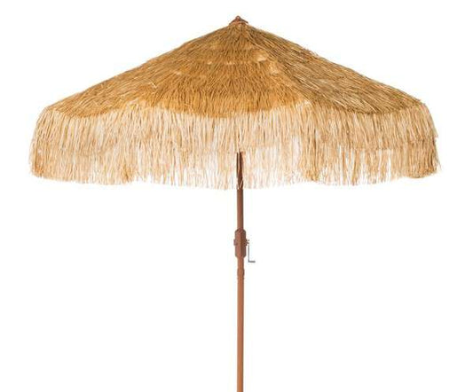 Safavieh Tiki 9Ft Crank Umbrella | Umbrellas |  Modishstore 