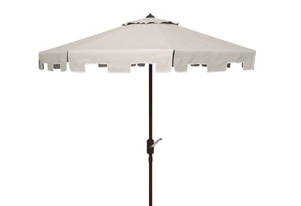 Safavieh Zimmerman 11Ft Rnd Market Umbrella | Umbrellas | Modishstore - 2