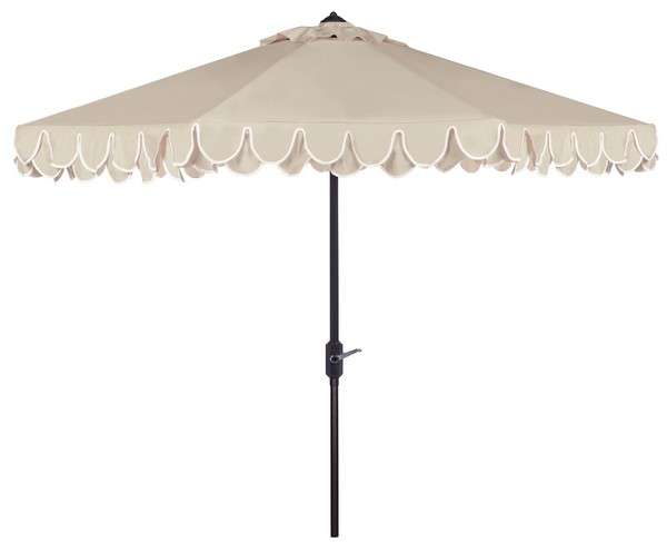 Safavieh Elegant Valance 11Ft Rnd Umbrella | Umbrellas | Modishstore - 2