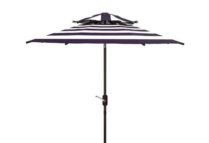 Safavieh Iris Fashion Line 9Ft Double Top Umbrella | Umbrellas |  Modishstore  - 4