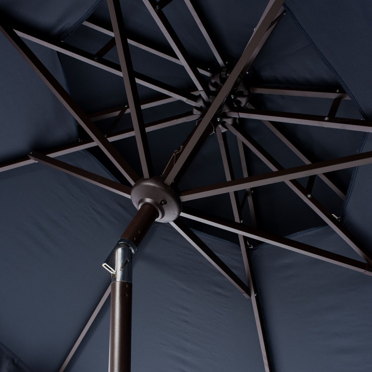 Safavieh Elegant Valance 9Ft Double Top Umbrella | Umbrellas |  Modishstore  - 3