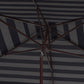 Safavieh Athens 6.5 X 10 Ft  Rect Crank Umbrella | Umbrellas |  Modishstore  - 3