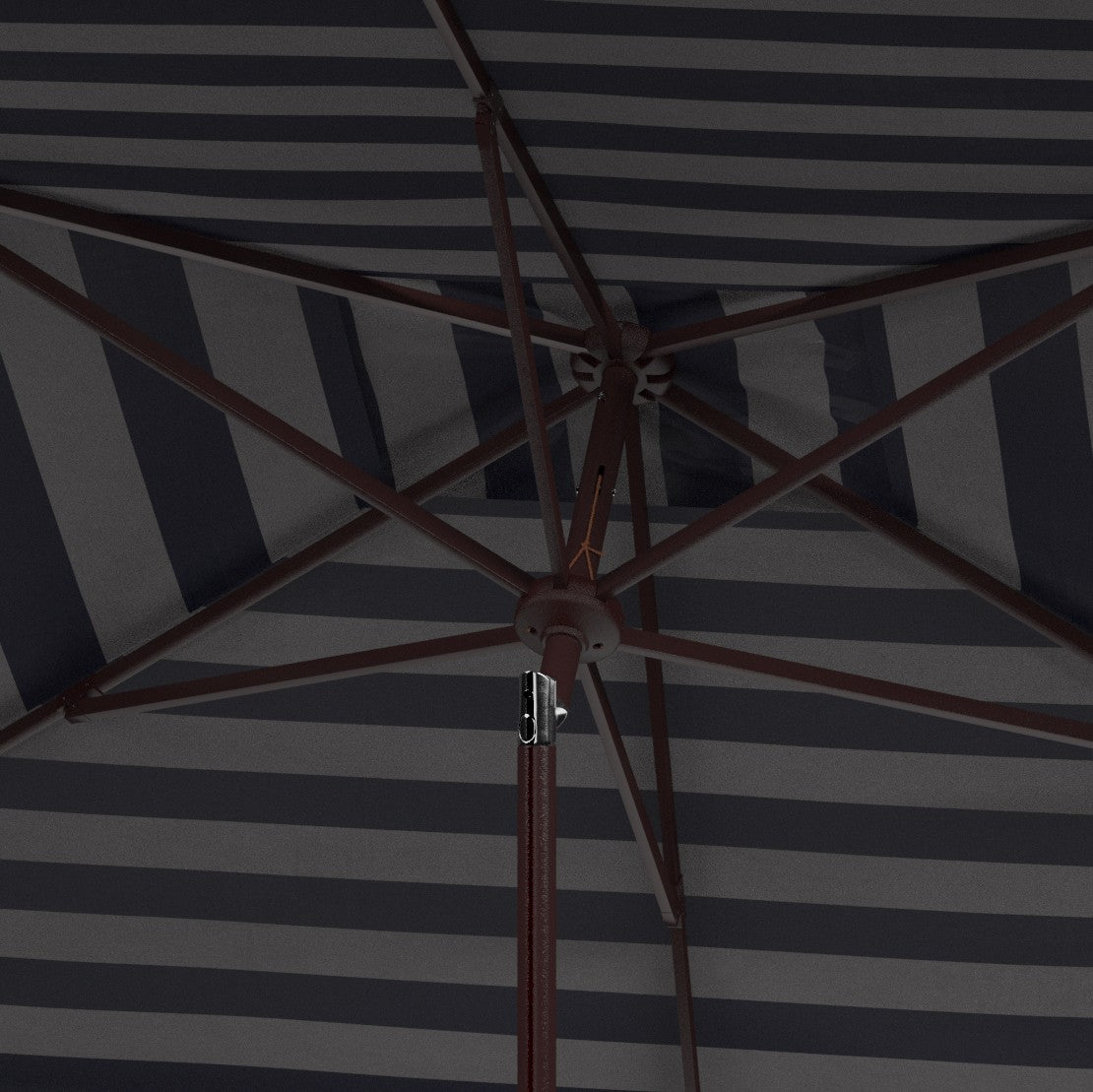 Safavieh Athens 6.5 X 10 Ft Rect Crank Umbrella | Umbrellas | Modishstore - 3