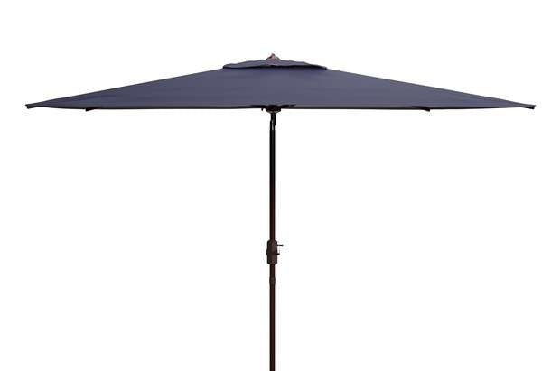 Safavieh Athens 6.5 X 10 Ft  Rect Crank Umbrella | Umbrellas |  Modishstore 