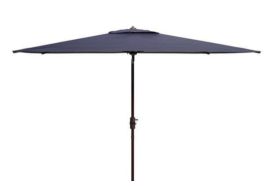 Safavieh Athens 6.5 X 10 Ft  Rect Crank Umbrella | Umbrellas |  Modishstore 