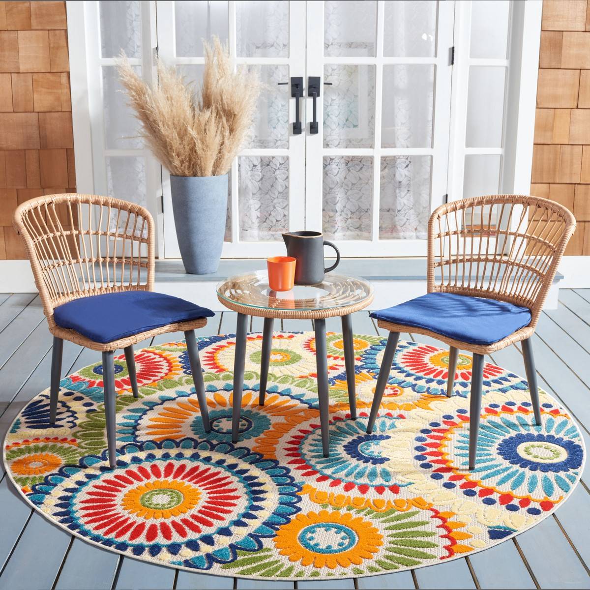 Safavieh Prenza 3Pc Lounger Set | Outdoor Chairs | Modishstore - 6