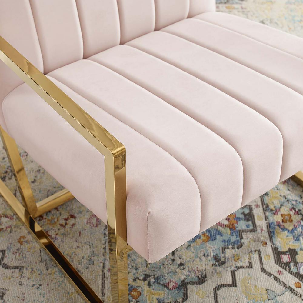 Modway Inspire Channel Tufted Performance Velvet Armchair - EEI-3914 | Armchairs | Modishstore - 20