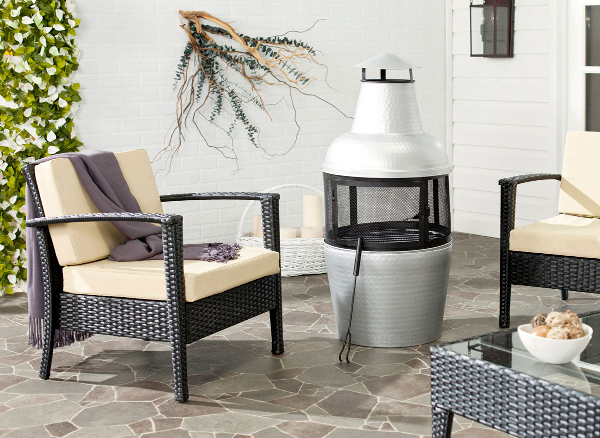 Safavieh CARTAGENA CHIMINEA | FIRE PITS | Modishstore - 3