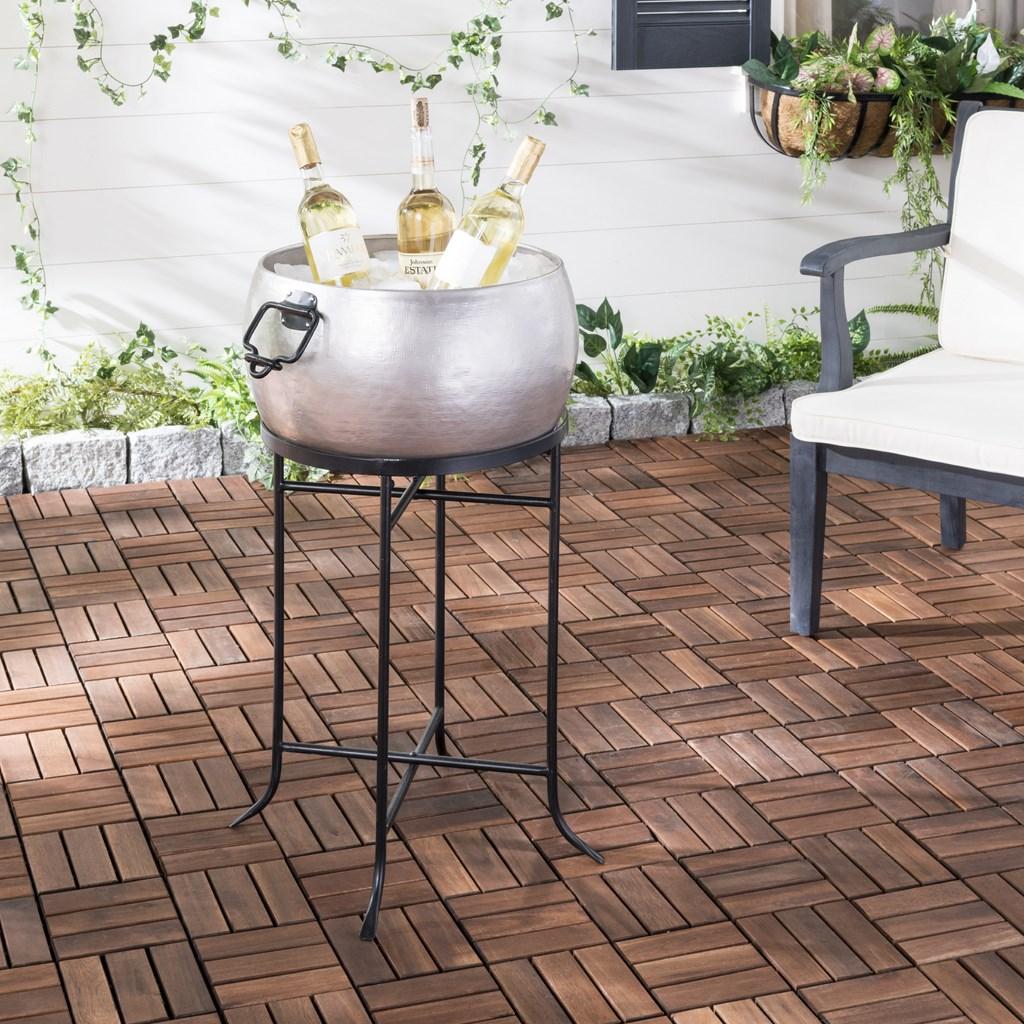 Safavieh AZOV BEVERAGE TUB W/STAND | FIRE PITS | Modishstore - 4
