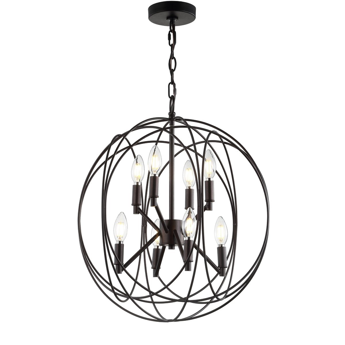 Safavieh Raylon Pendant - Dark Grey | Pendant Lamps | Modishstore - 3