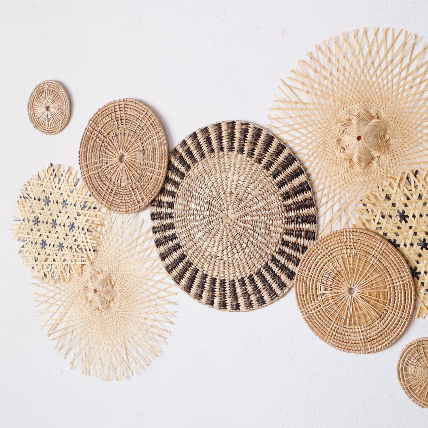 Pri Ya Korn - Wall Art DeCor Hanging Set Of 9 By Thaihome | Wall Decor | Modishstore - 5