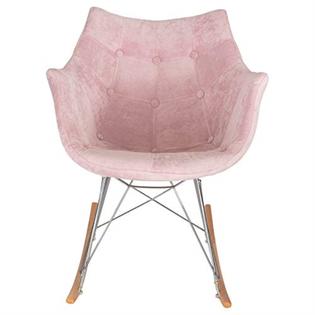 LeisureMod Willow Velvet Eiffel Base Rocking Chair | Rocking Chairs | Modishstore - 26