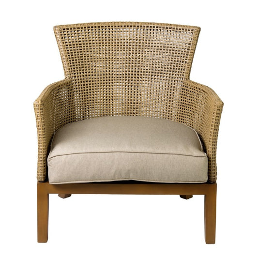 (LS) Spartha Claris Chair- Rattan/Teakwood by Jeffan | Outdoor Chairs | Modishstore