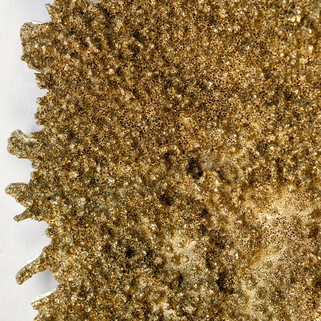 Gold Leaf Design Group's Coral 24"OD, Gold, Wall Art | Wall Art | Modishstore - 3