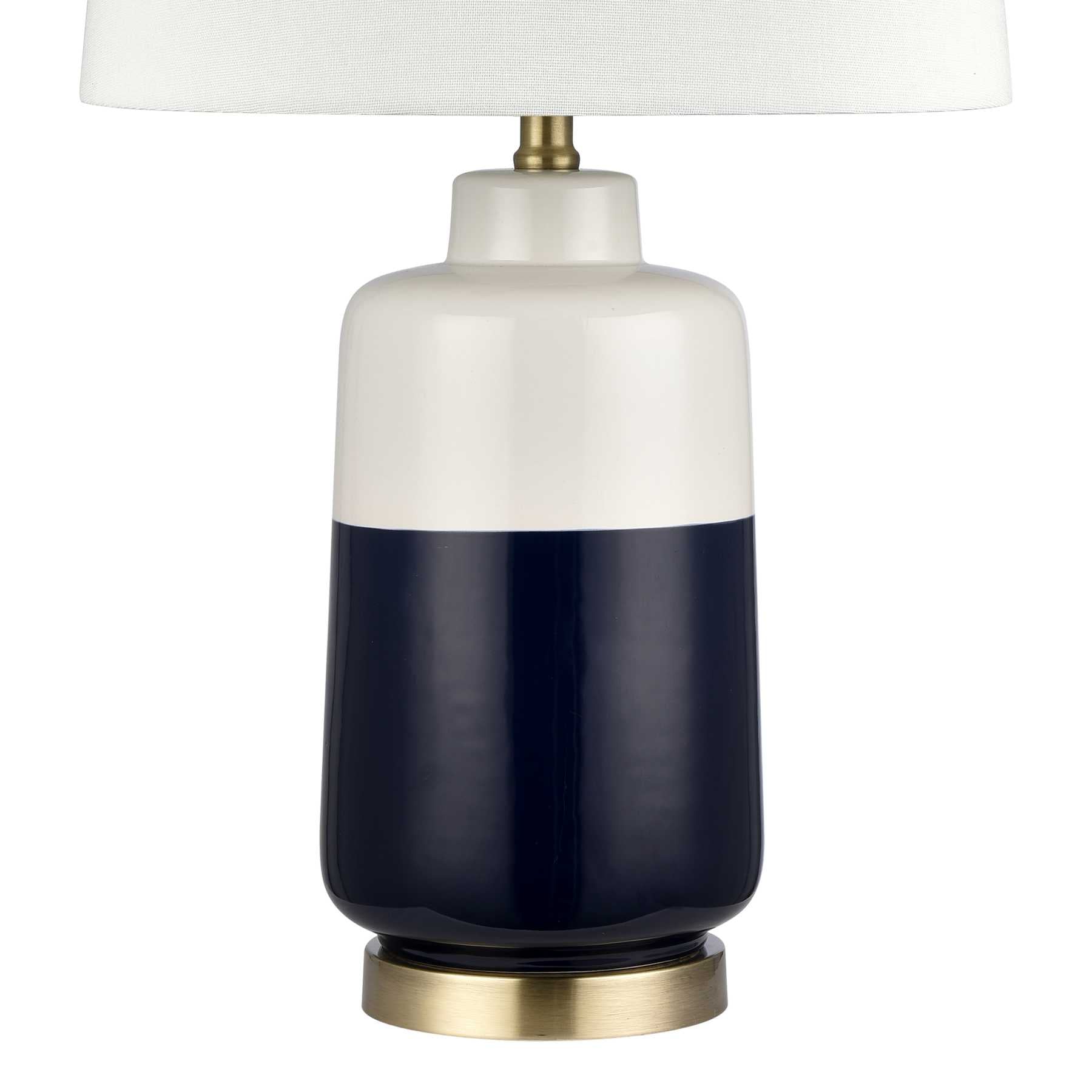 Shotton 27'' High 1-Light Table Lamp - Navy By ELK |Table Lamps |Modishstore - 3