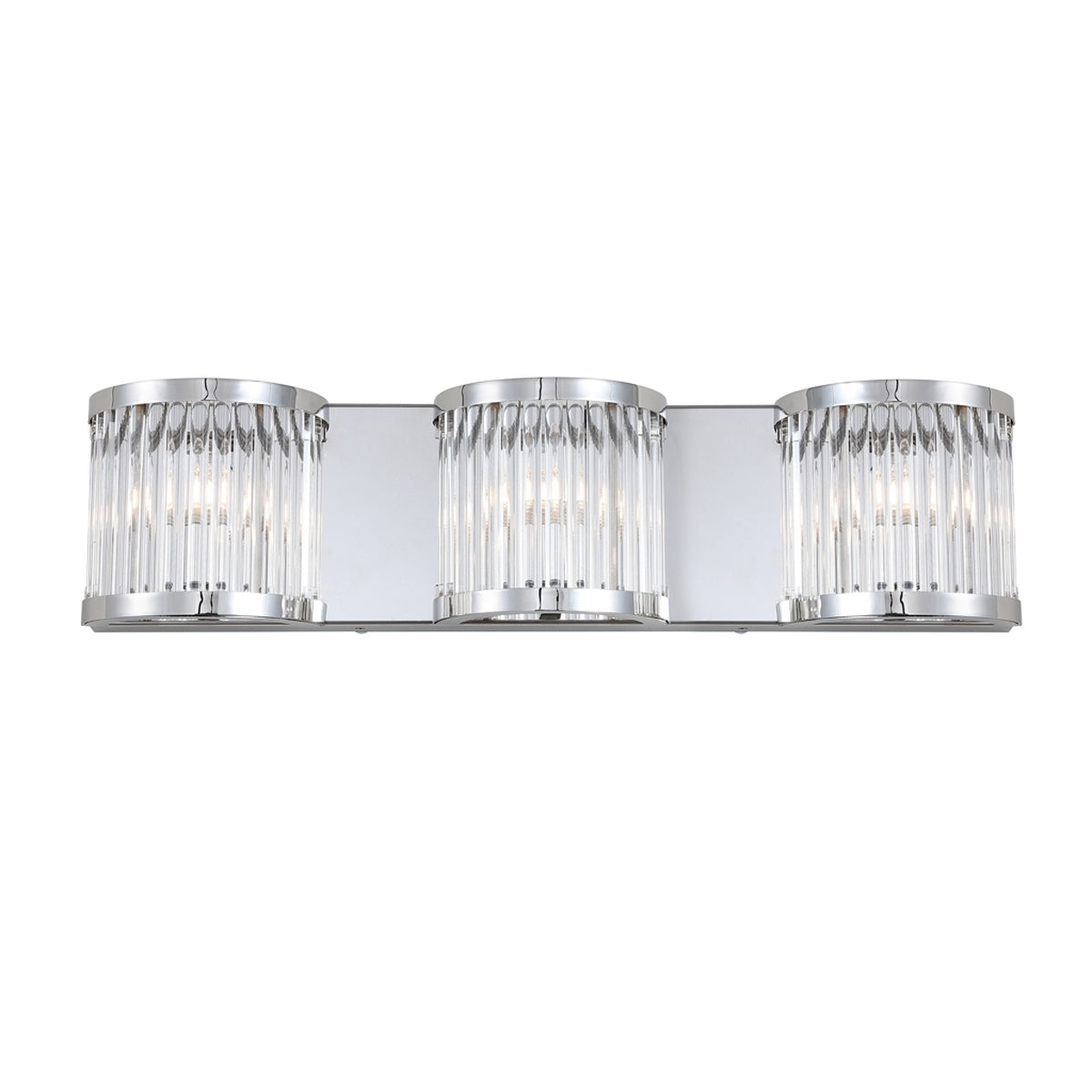 Safavieh Maverick Three Light Wall Sconce - Chrome | Sconces | Modishstore - 3