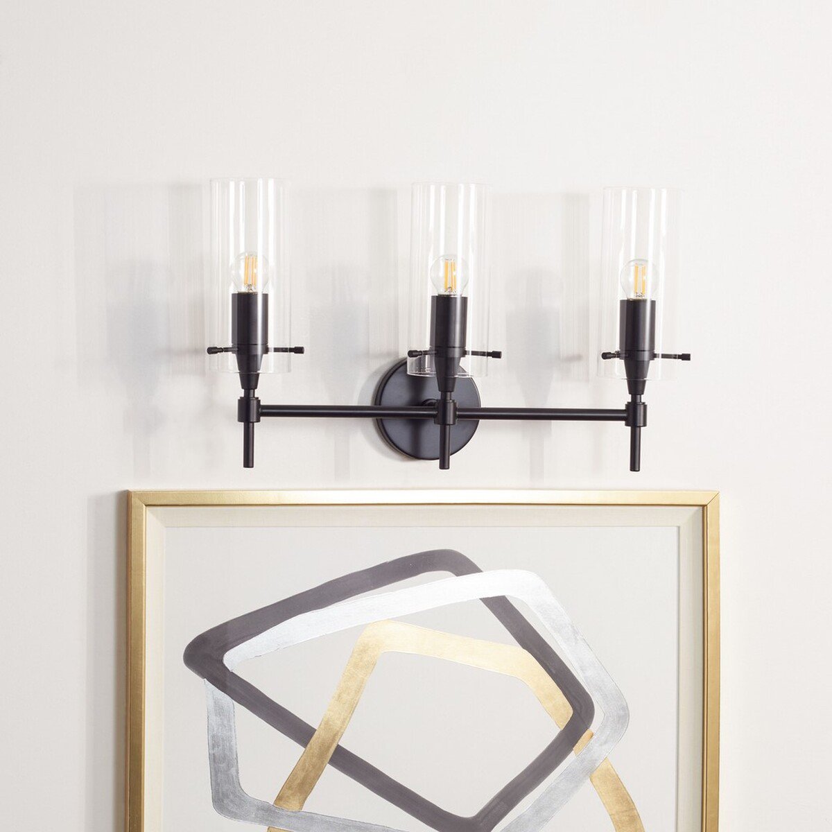 Safavieh Norala Vanity Sconce - Matte Black | Sconces | Modishstore - 3