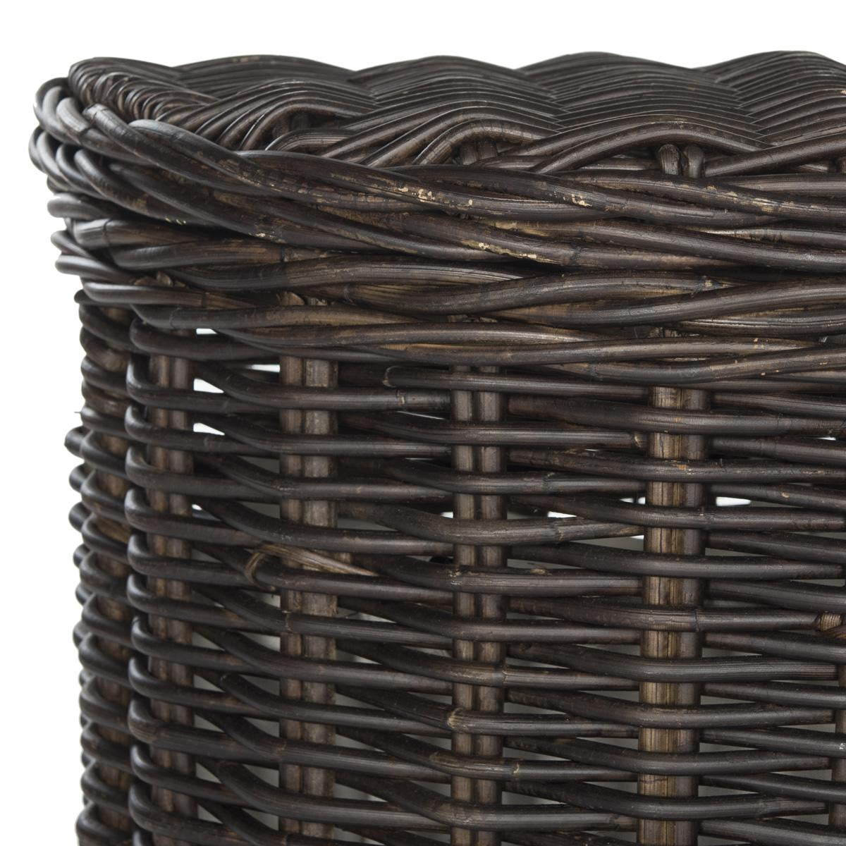 Safavieh Manzu Wicker Hamper | Bins, Baskets & Buckets | Modishstore - 4