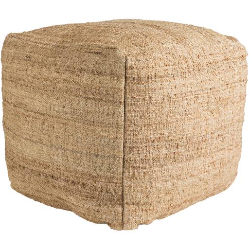 Surya Seaport Cube Pouf - Solid - SEPF-001 | Poufs | Modishstore