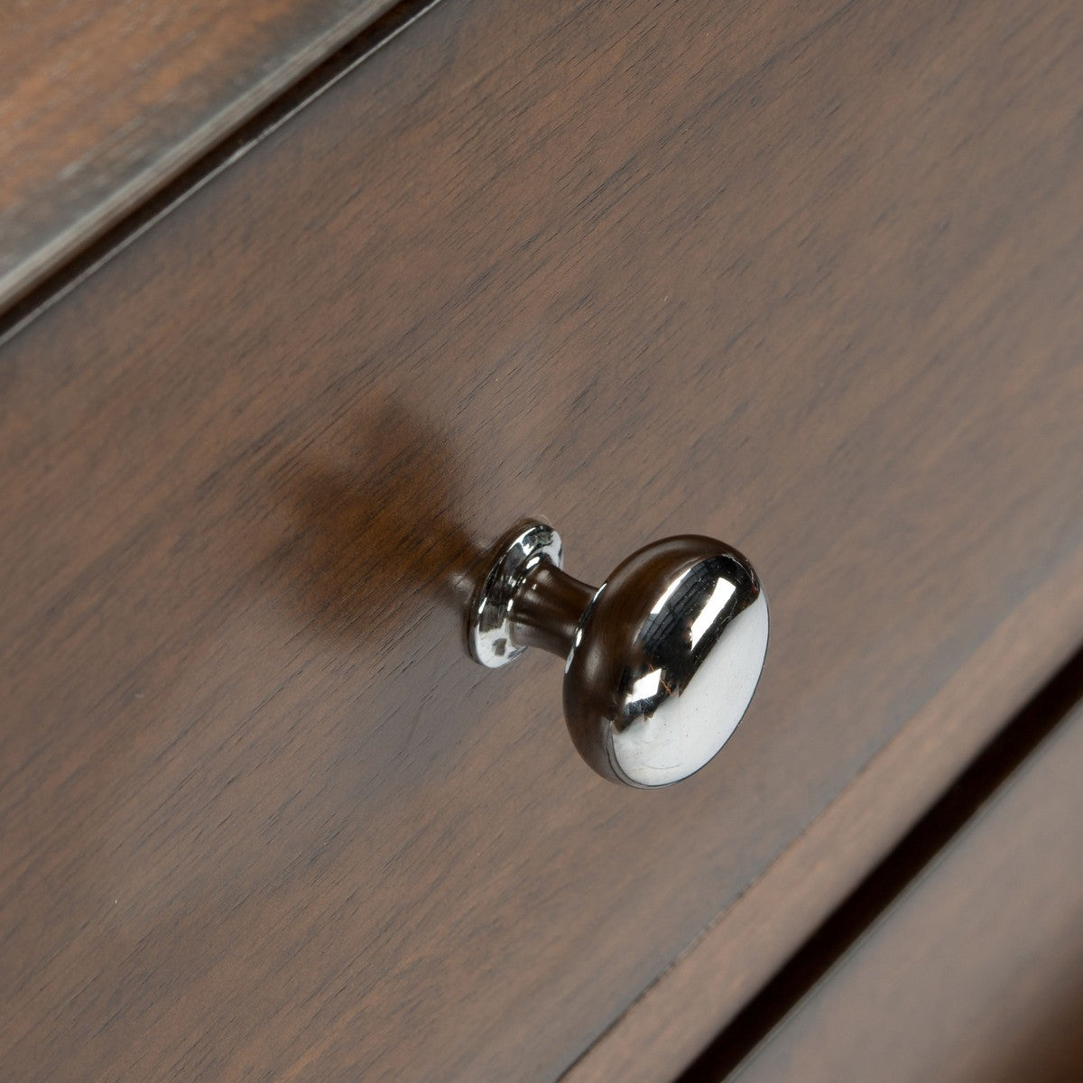 Safavieh Madden Retro Dresser - Walnut and Siver | Dressers | Modishstore - 5