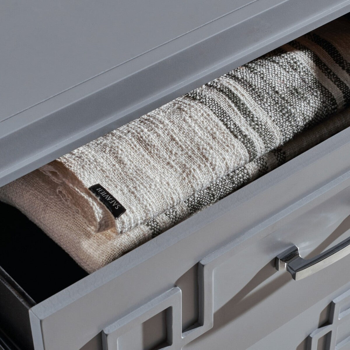 Safavieh Raina 6 Drawer Dresser - Gray | Dressers | Modishstore - 5