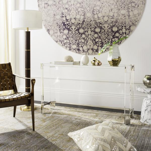 Safavieh Gianna Acrylic Console Table - Clear | Console Tables | Modishstore - 5