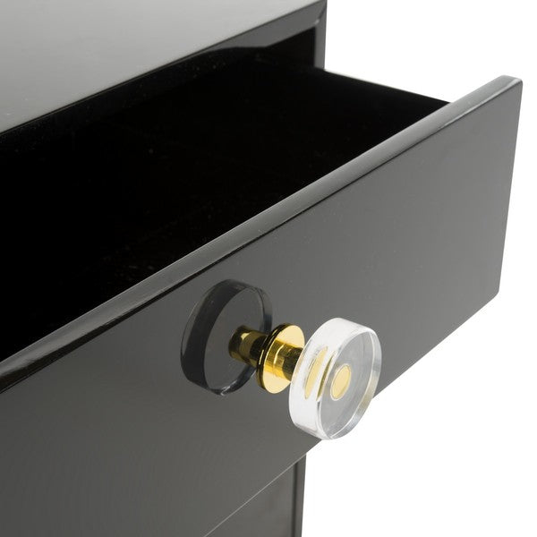 Safavieh Lucian 3-Drawer Side Table - Black | Accent Tables | Modishstore - 5