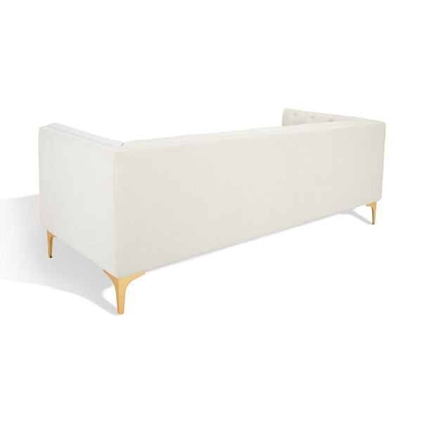 Safavieh Florentino Tufted Sofa - Creme | Sofas | Modishstore - 5