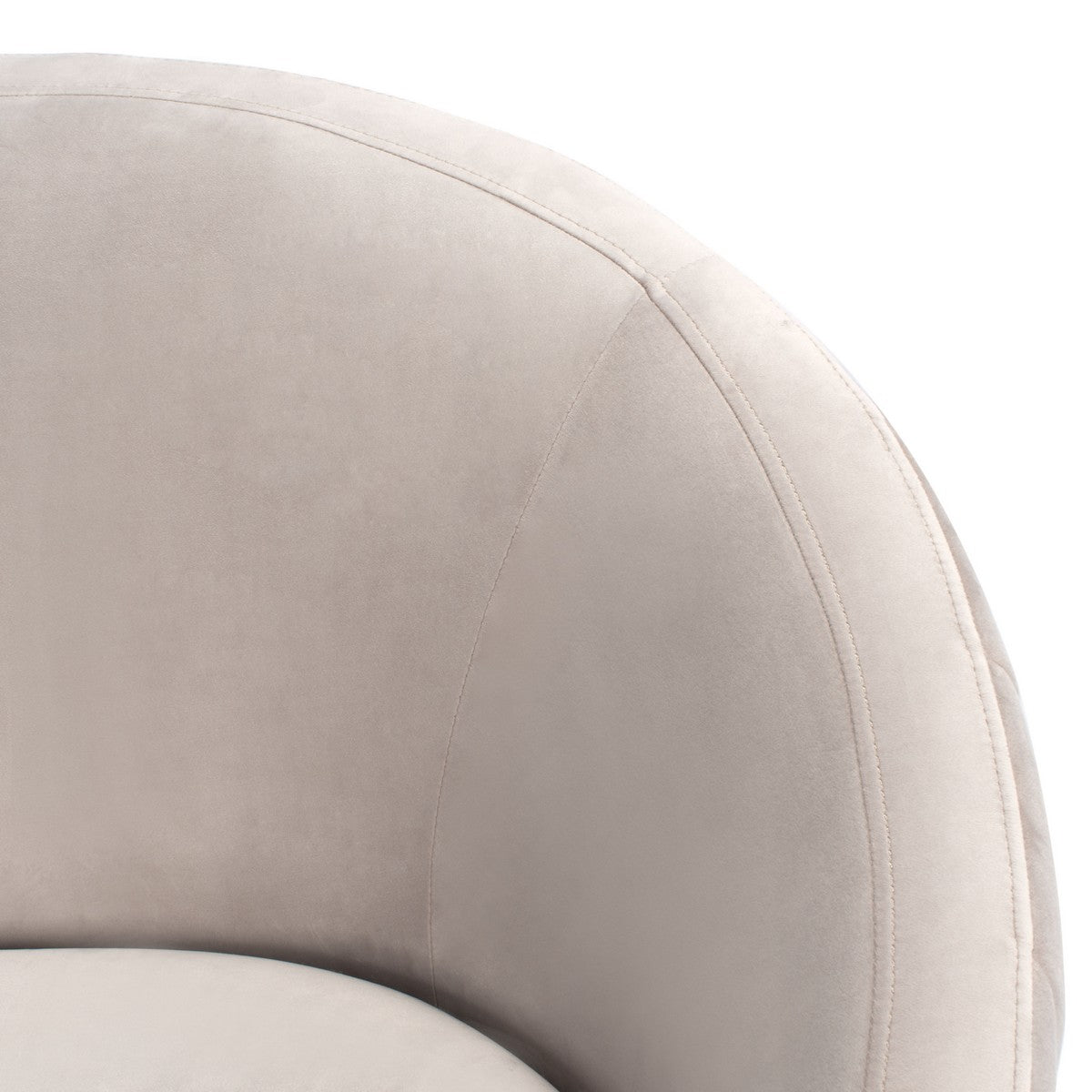 Safavieh Razia Channel Tufted Loveseat - Pale Taupe | Loveseats | Modishstore - 5