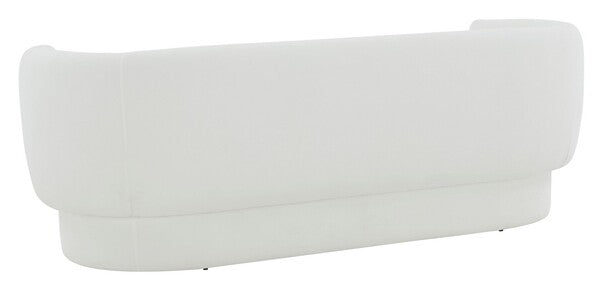 Safavieh Mariano Curved Sofa - White | Sofas | Modishstore - 5