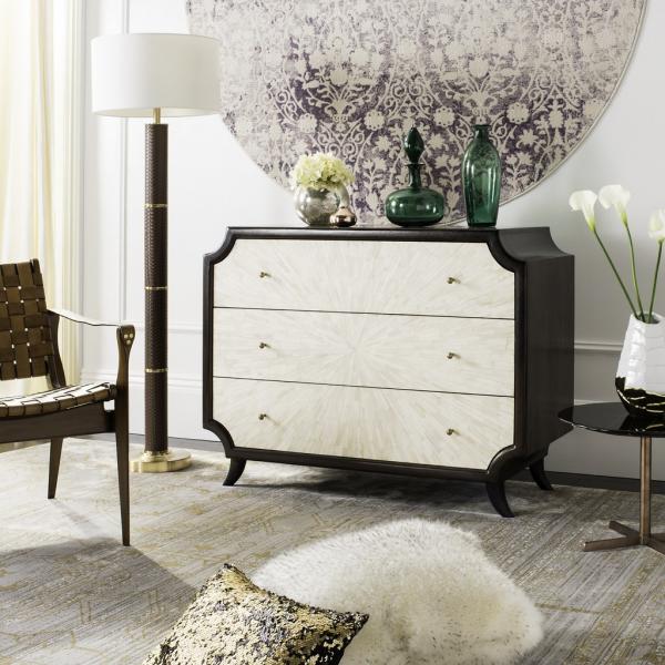 Safavieh Alina Dresser - Walnut Modish Store Safavieh Alina Dresser - Walnut Modish Store