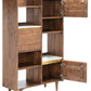 Safavieh Milana Marble Bookcase - Walnut | Bookcases | Modishstore - 3