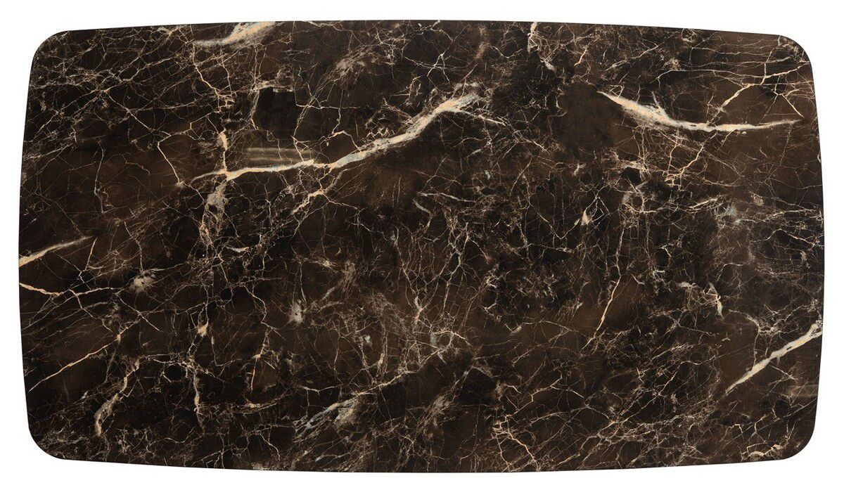 Safavieh Britta Metal Dining Table - Black | Dining Tables | Modishstore - 5