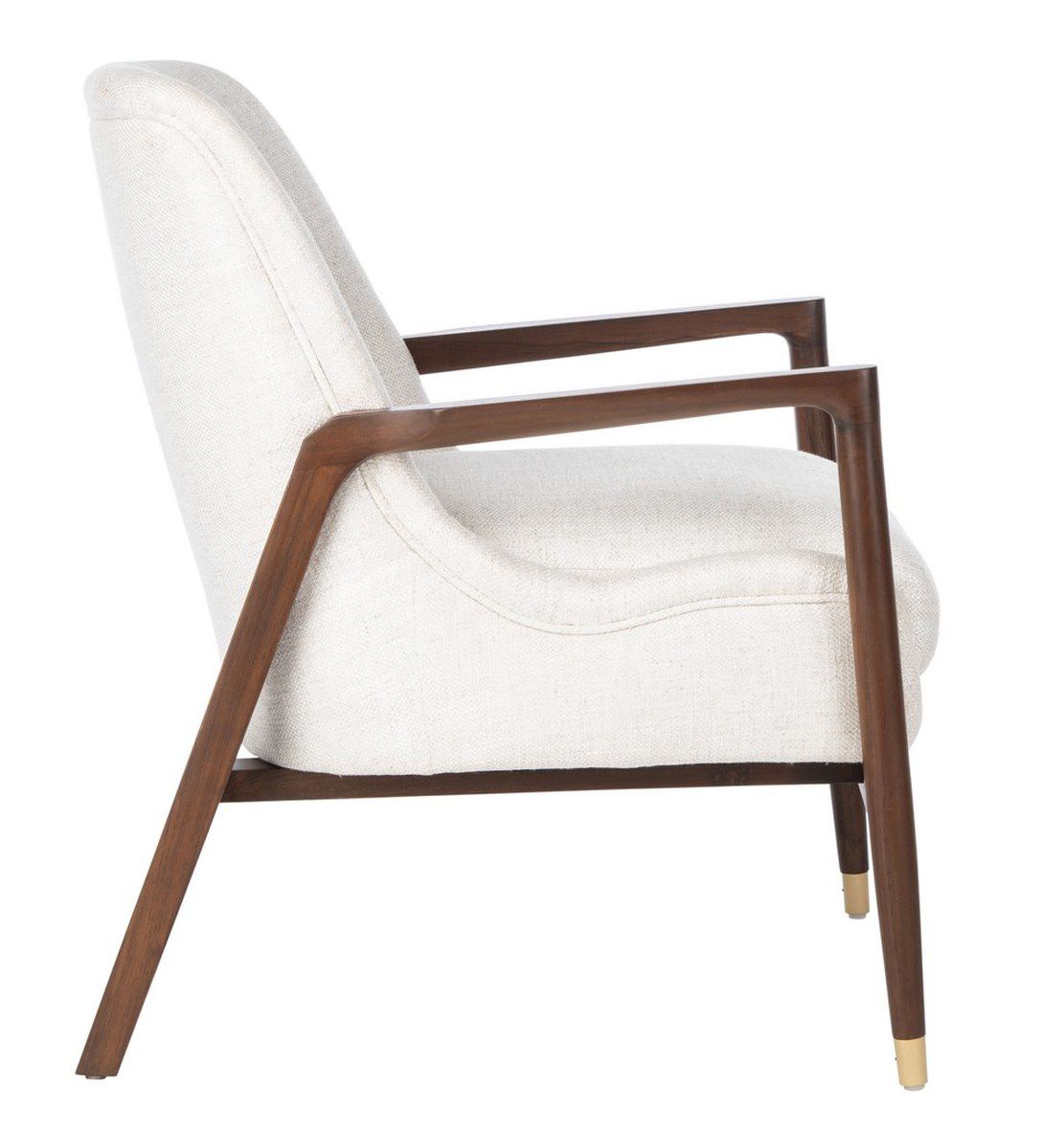 Safavieh Flannery Mid-Century Chair - Cream | Accent Chairs | Modishstore - 5